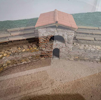 Реконструкция на римски амфитеатър в Диоклецианопол (Археологически музей град Хисаря)