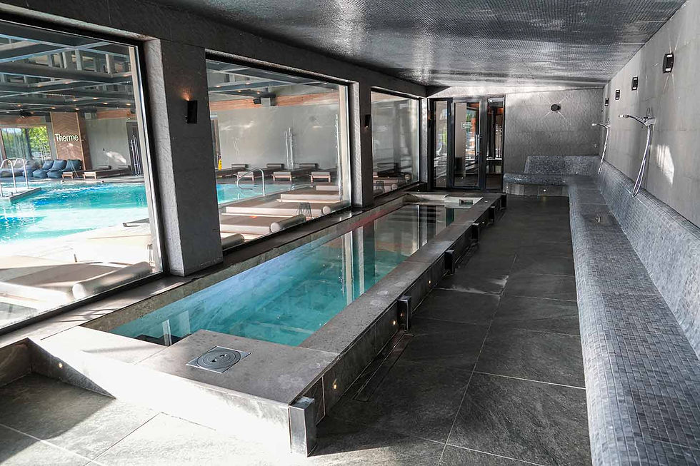 Grand Hotel Therme: Парна баня с шоков басейн