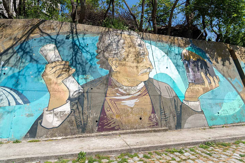 Stone bridge by master Kolyu Ficheto over the Dryanovska River in the town of Dryanovo