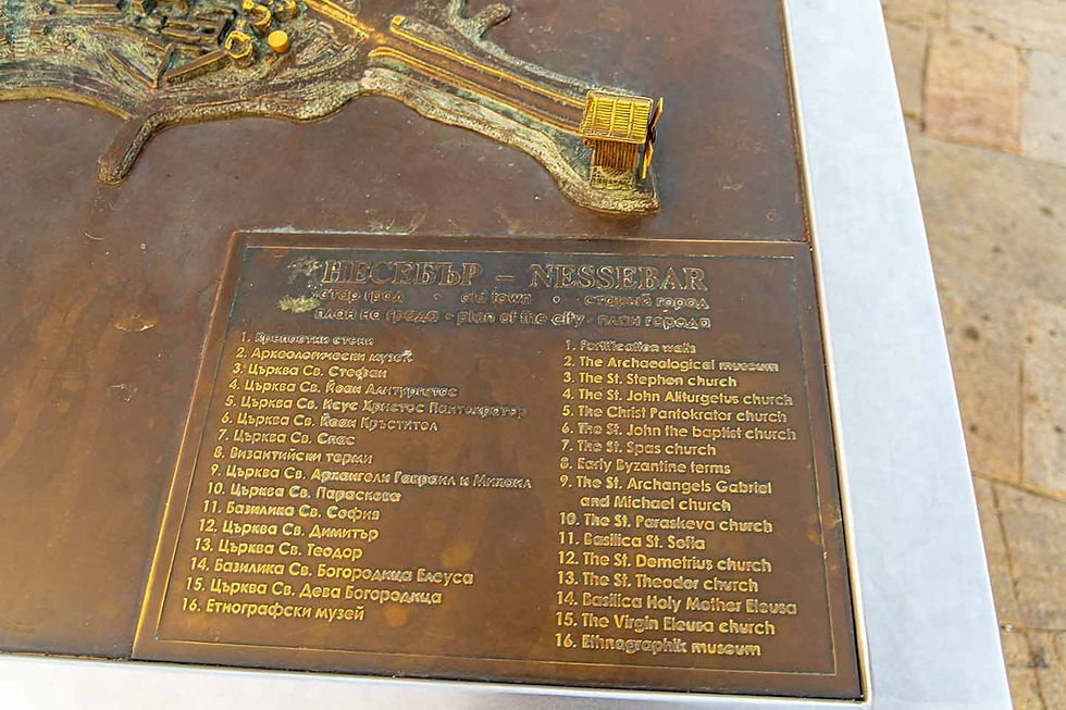 Relief model of Nessebar