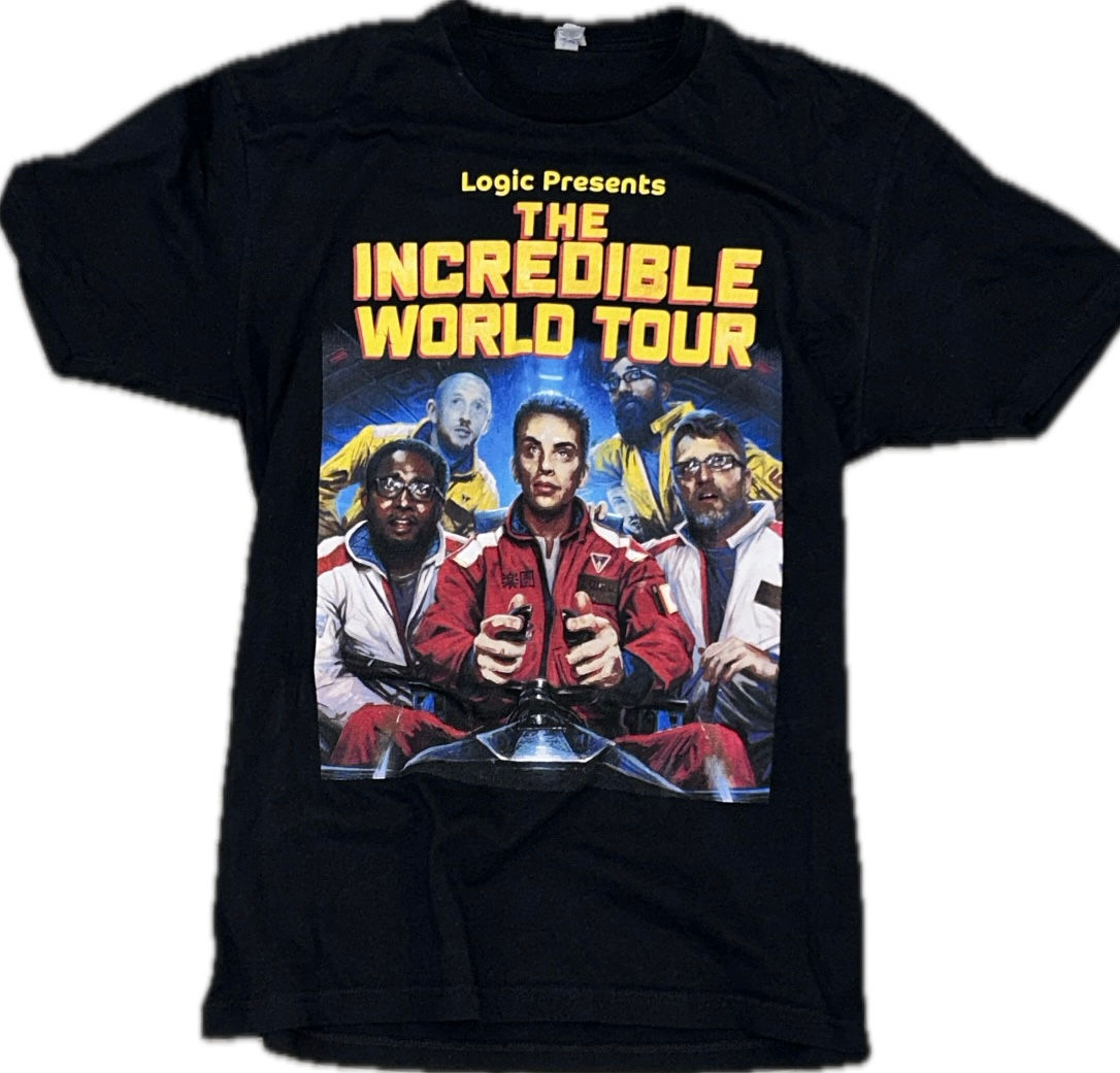 Logic "The Incredible World Tour" T-Shirt (X-Large)