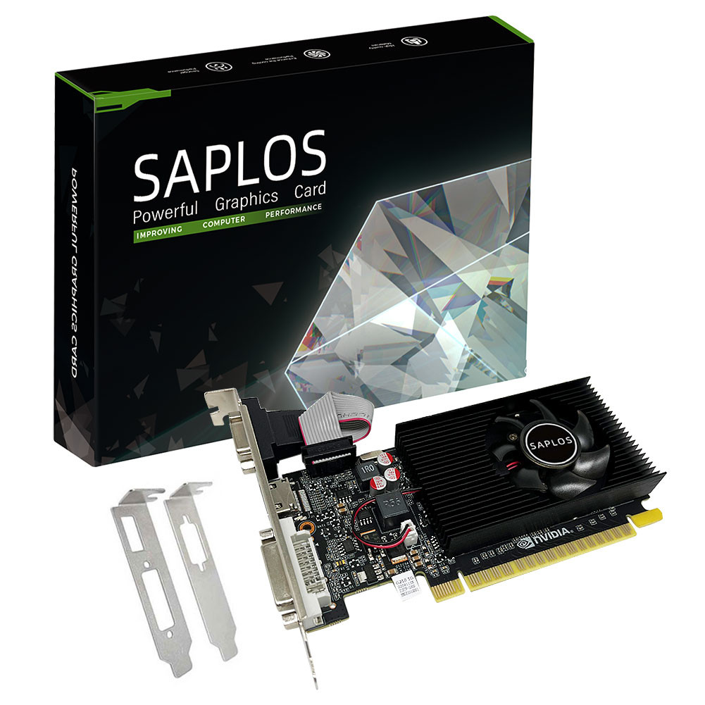 GeForce 210 Graphic Card,1024 MB,DDR3,64 Bits,HDMI,DVI,VGA,Low Profile,589 MHz C