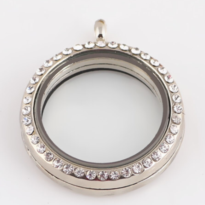 Thumbnail: Custom photo floating mini charms or Glass locket