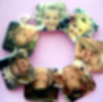 resin photo charm bracelet