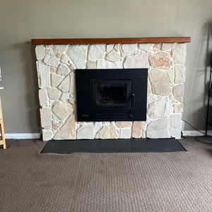 Perisher Stone Fireplace