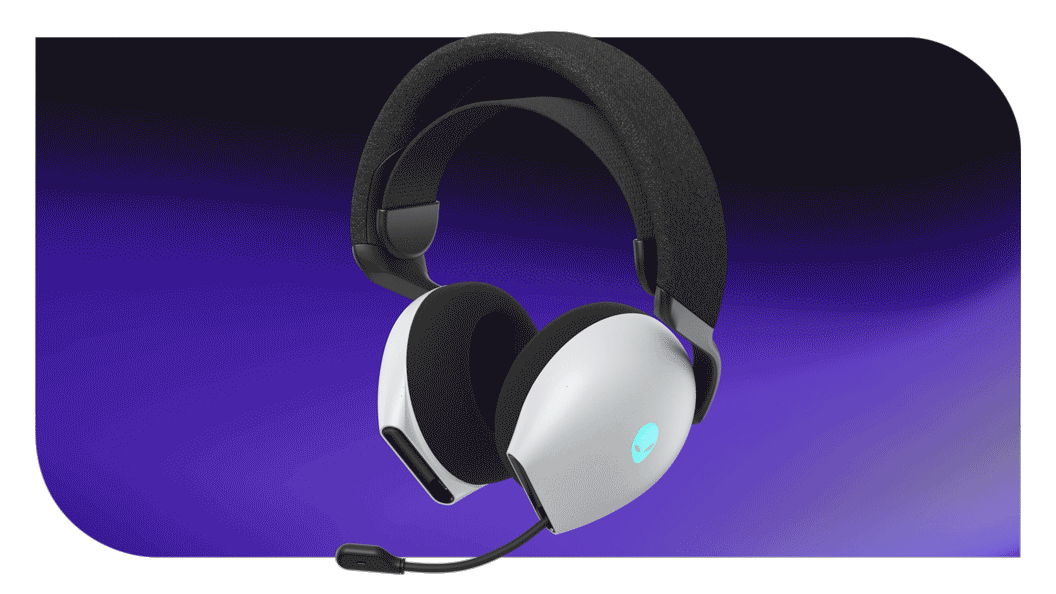 Rotating headset showing the exterior features