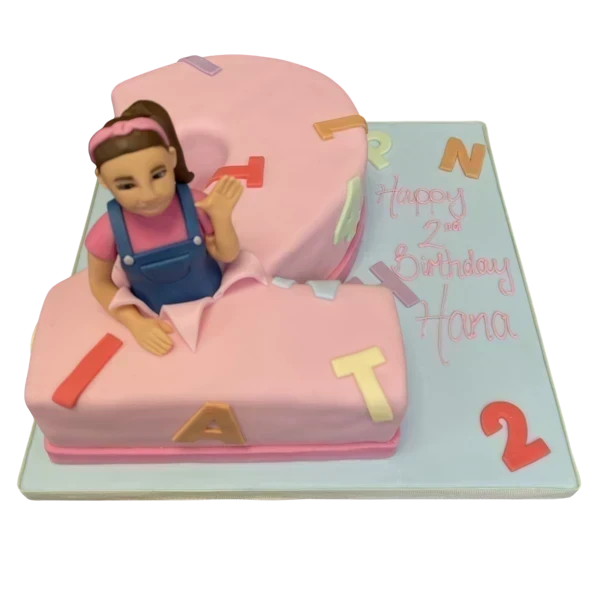 Bespoke cake with elegant piping and delicate floral accents for celebration in Solihull, West Midlands.