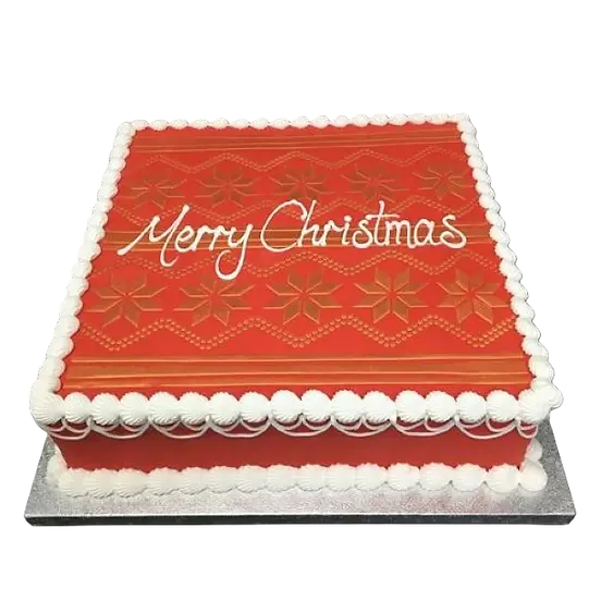 Bespoke Christmas jumper cake with festive patterns and vibrant colors, crafted in Solihull, West Midlands.