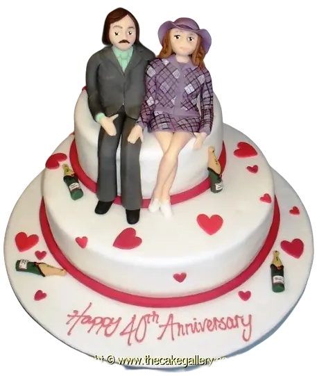 Bespoke duo couple cake with intertwined figures, elegant white icing, and delicate floral accents in Solihull, West Midlands.