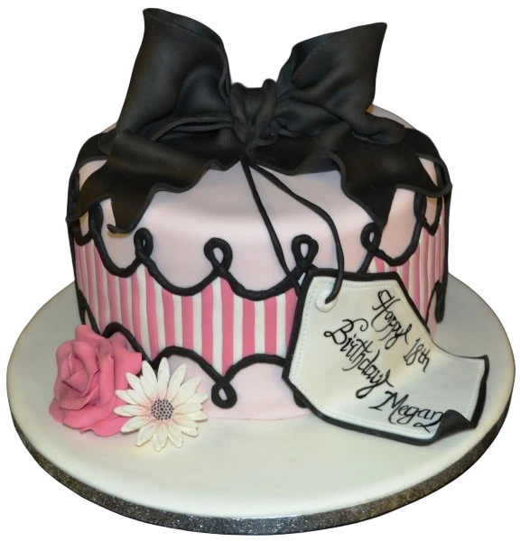 Bespoke single-tier cake with elegant white icing and delicate floral decorations, Solihull, West Midlands.