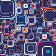 27 - Purple with Squares