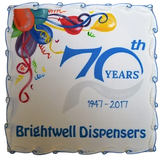 Bespoke cake with vibrant geometric patterns and bold colors, crafted for celebration in Solihull, West Midlands.