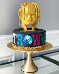 A beautifully decorated celebratory cake with elegant design, perfect for any special occasion.
