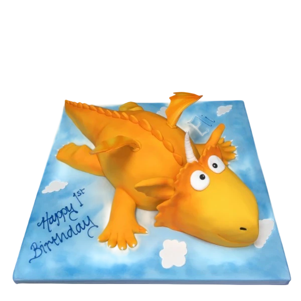 Bespoke cake featuring bold ZOG lettering in vibrant colors, crafted for celebration in Solihull, West Midlands.