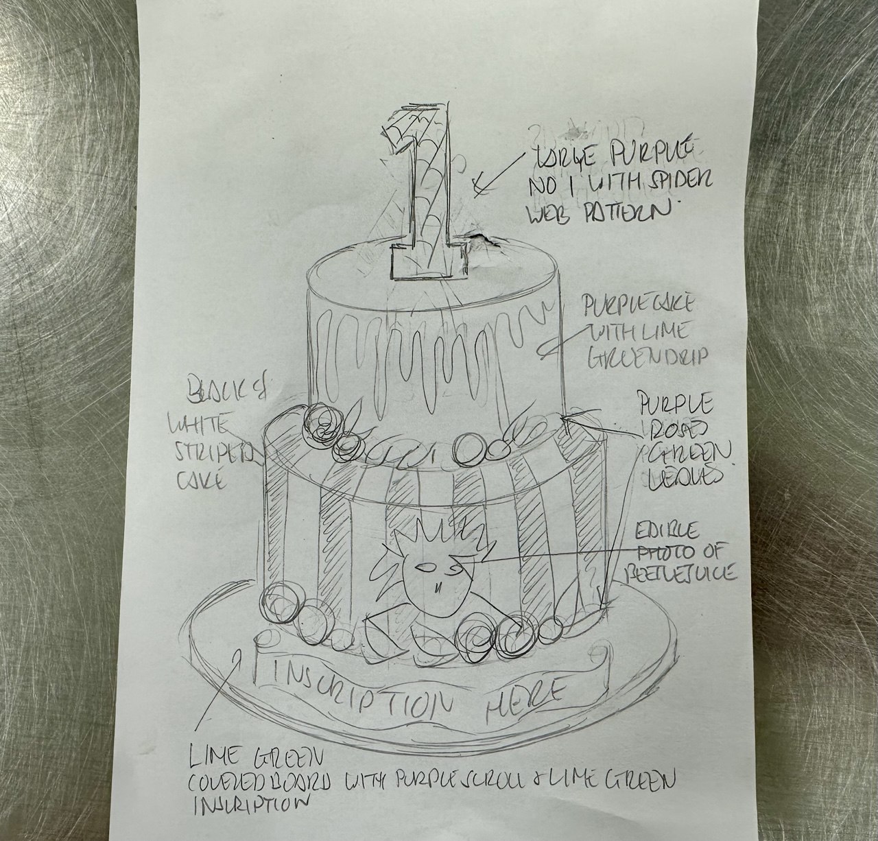 Bespoke celebration cake with intricate floral icing and gold accents, crafted in Solihull, West Midlands.