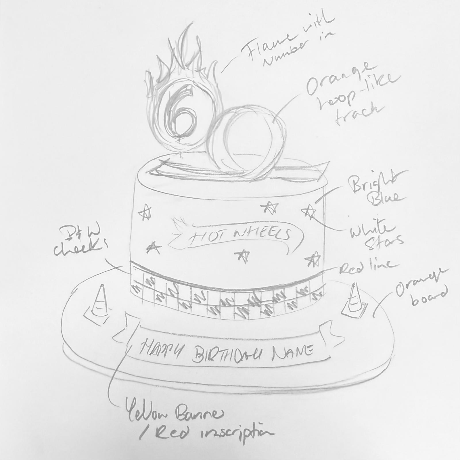 Bespoke cake with elegant piping and delicate floral accents for celebration in Solihull, West Midlands.