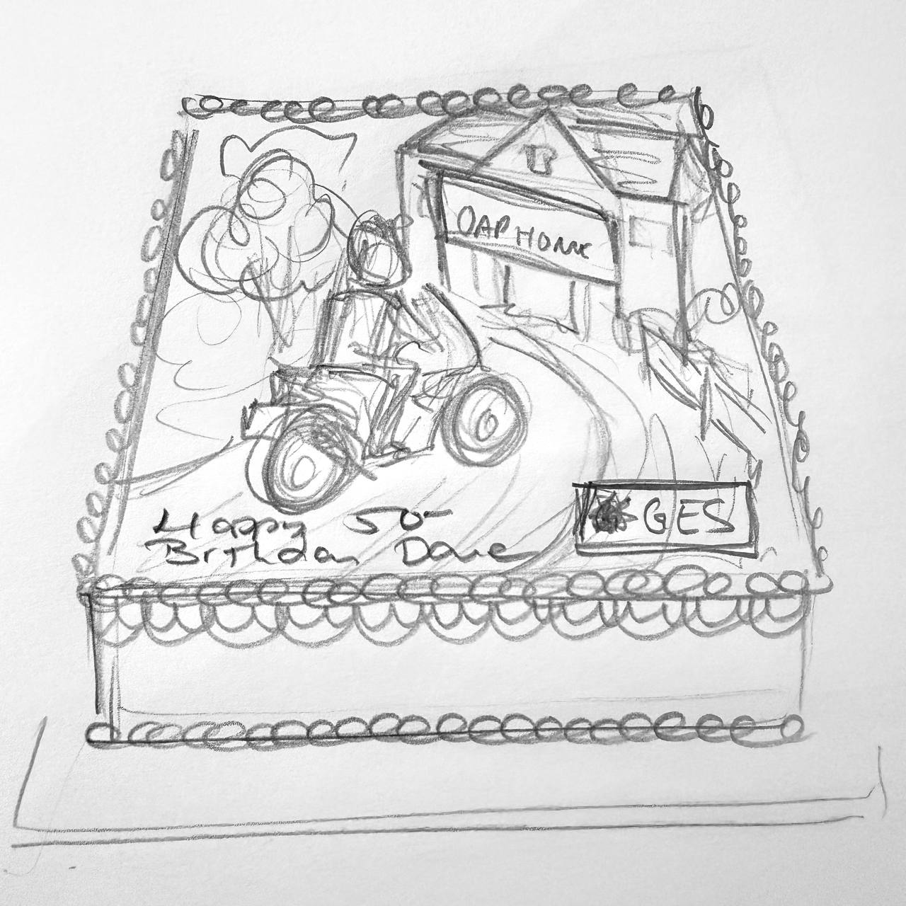 Bespoke single-tier cake with elegant white icing and delicate floral decorations, Solihull, West Midlands.