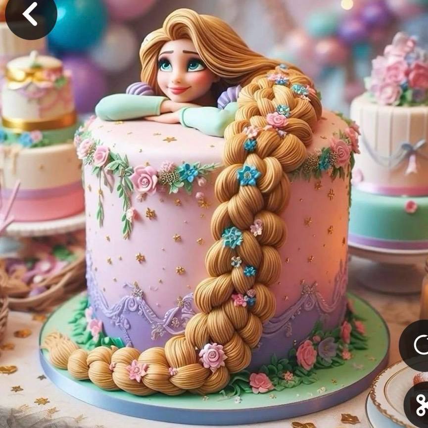 Bespoke cake with intricate floral icing and gold accents, perfect for celebration in Solihull, West Midlands.