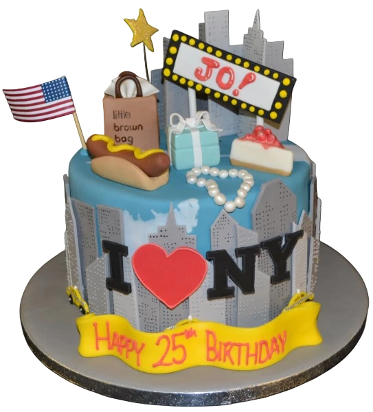 Bespoke celebration cake with intricate floral icing design, crafted in Solihull, West Midlands.