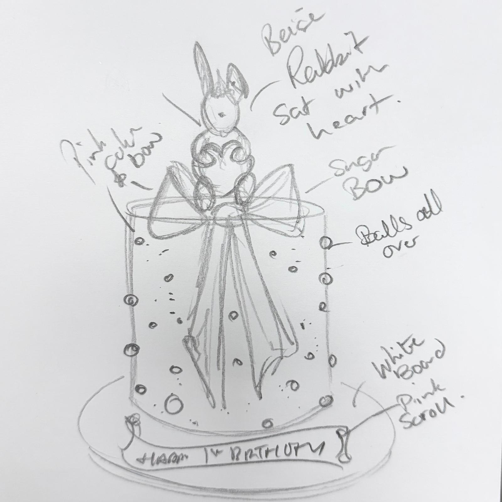 Bespoke cake with intricate floral icing and gold accents for a celebration in Solihull, West Midlands.