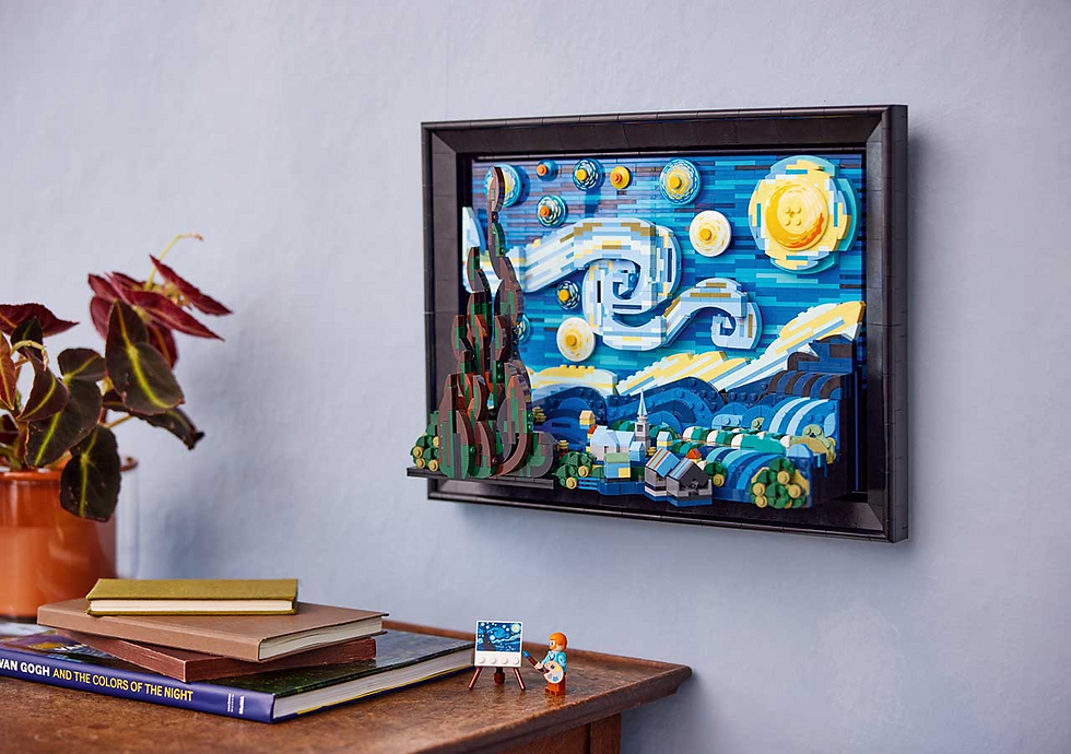 LEGO e a obra de Van Gogh em 3D