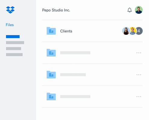 Everyone can access the main folder. But not necessarily everything inside it.
