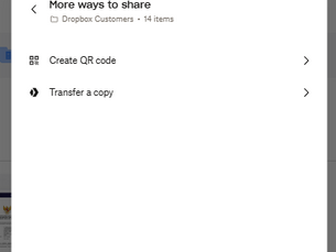 Wait. You can share Dropbox files with a QR code?