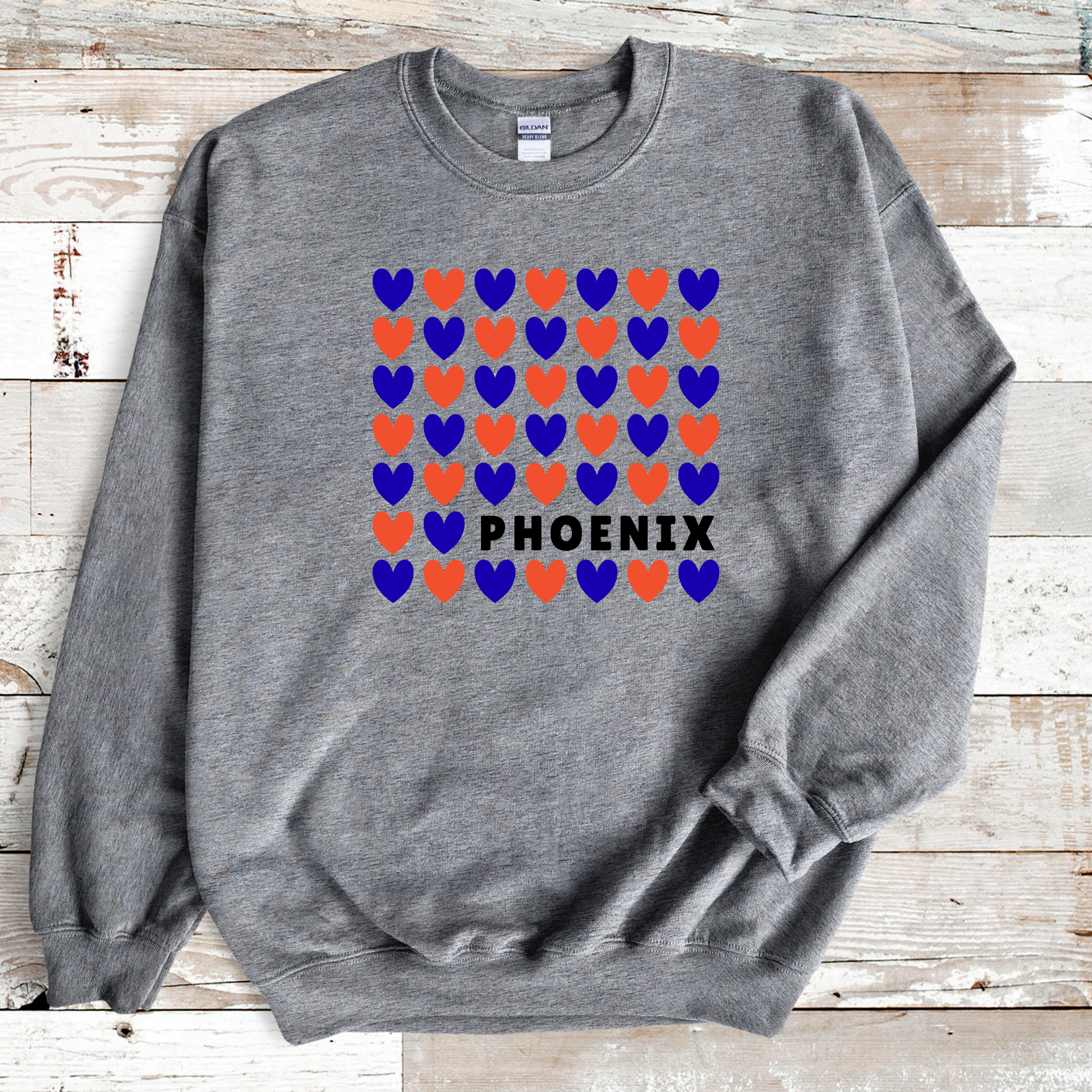 Heart Phoenix Crew Sweatshirt