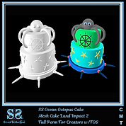 SS Ocean Octopus Cake