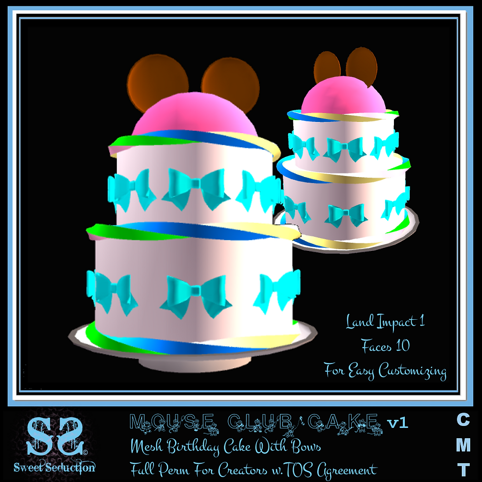 Mouse Club Cake v1 Poster FP