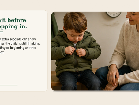 Making Space for the Attempt: Why Children Need Time Before We Step In