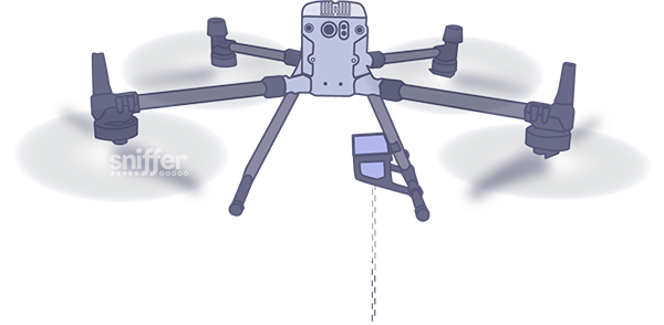 Path integrated TDLAS Drone System