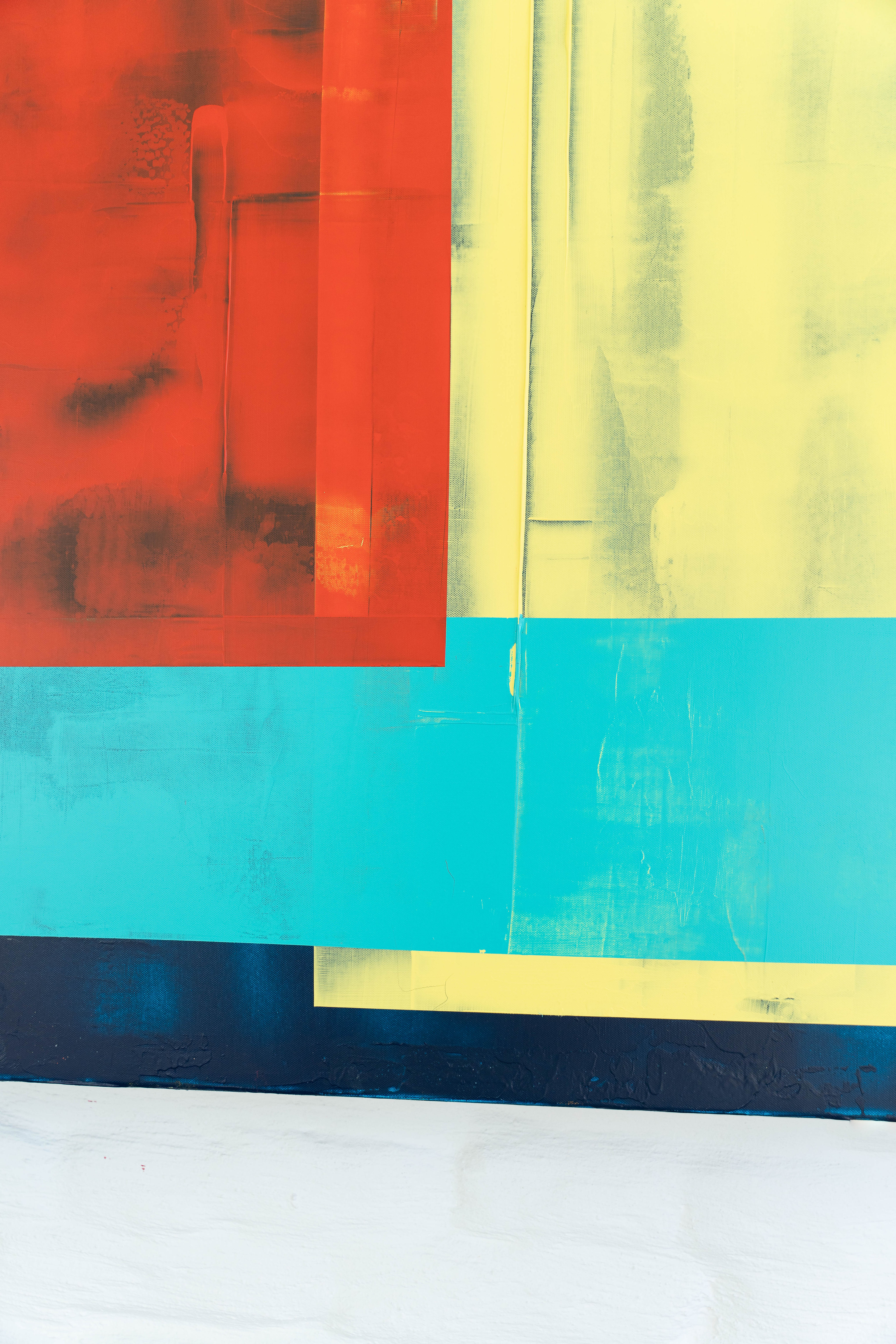 "Onder de Lagen XVI" schilderij /Alanis Blondeel