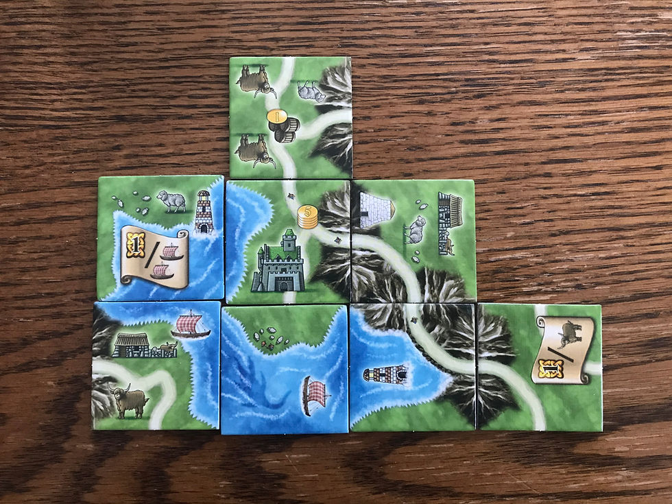 Hey wait, is there . . . something . . . hiding underwater in that lake tile?