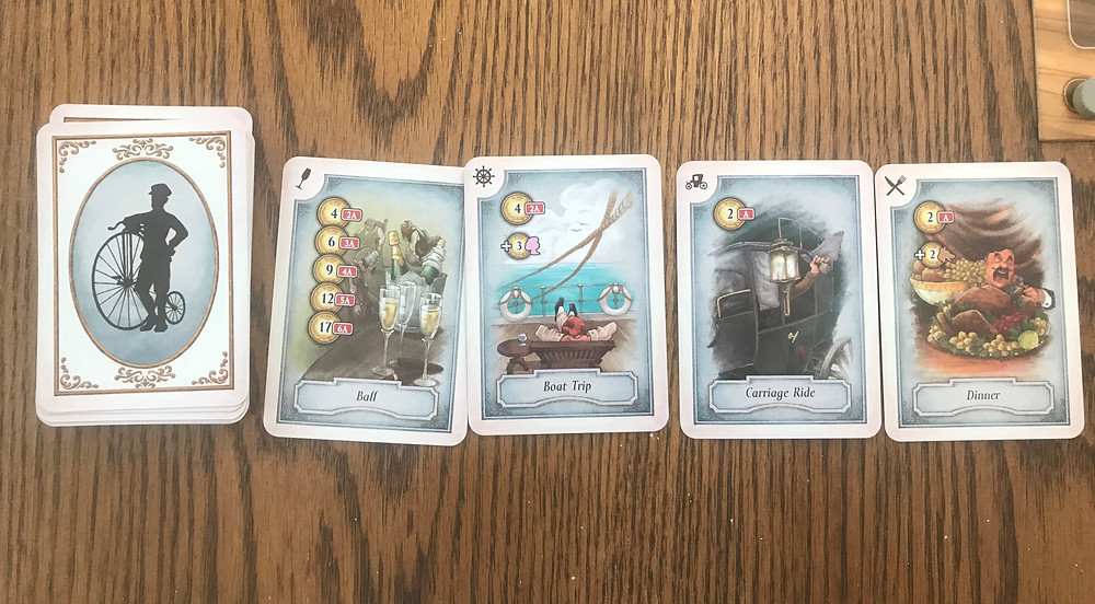 The event deck and several examples