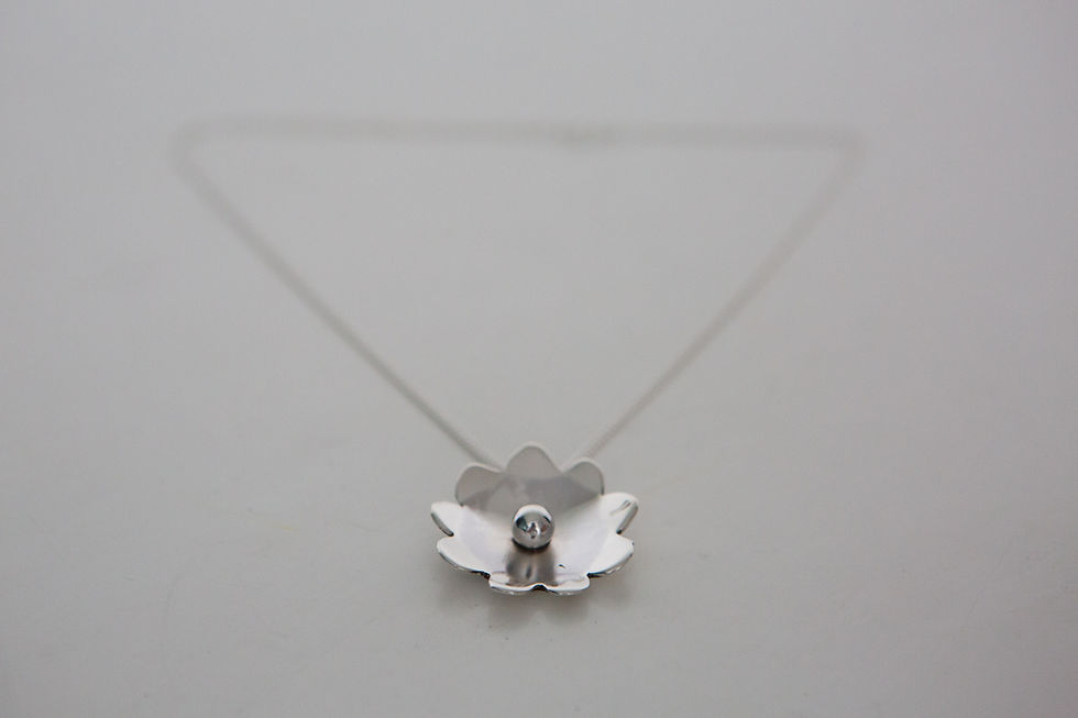 Thumbnail: 9-Petal Silver flower