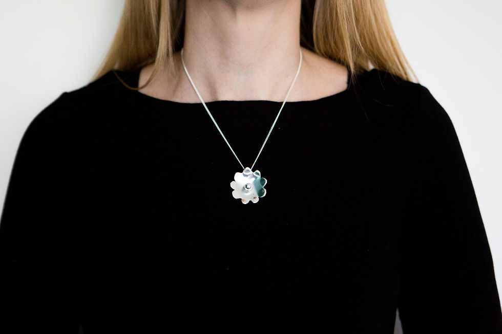 Thumbnail: 9-Petal Silver flower