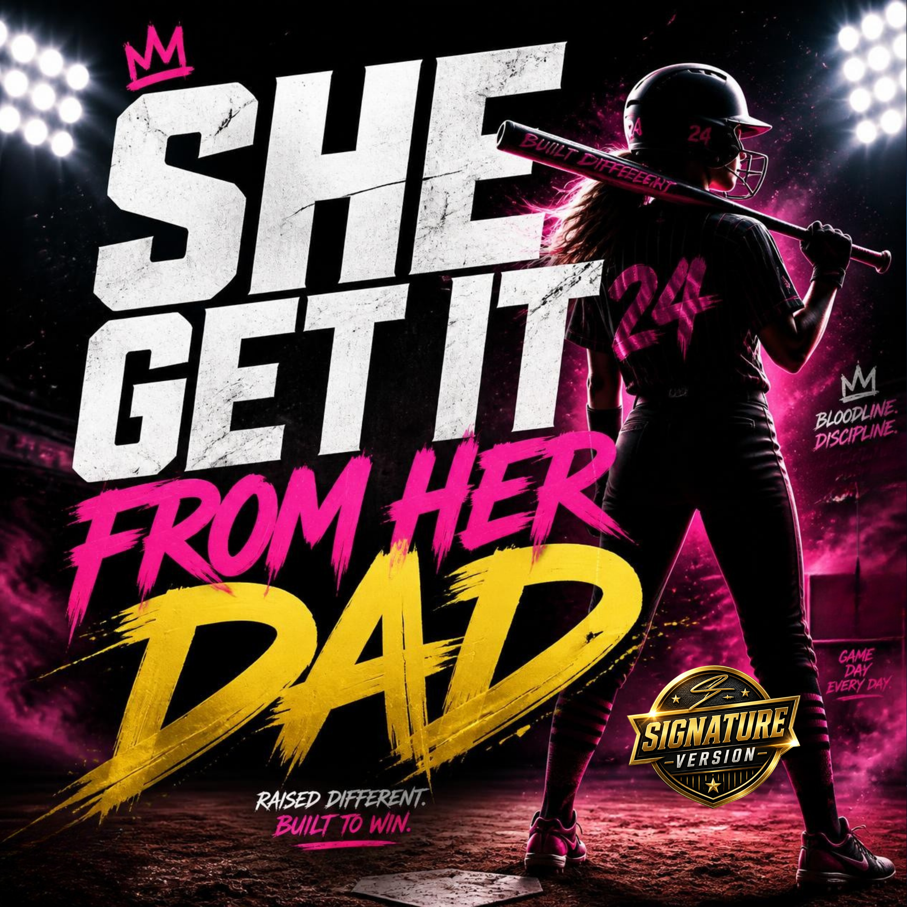She Get It From Her Dad (Personalized)