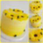 Sunflower Birthday Cake