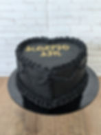 Black Heart Birthday Cake