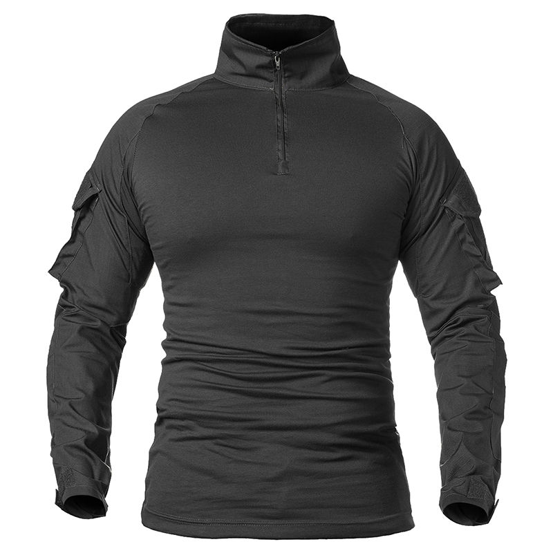 Miniatura: Camisa Tática Masculina Manga Longa – Zíper 1/4