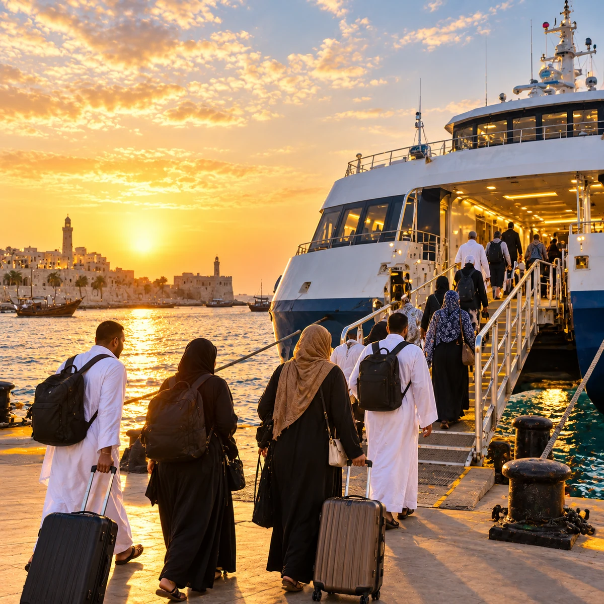 البواخر