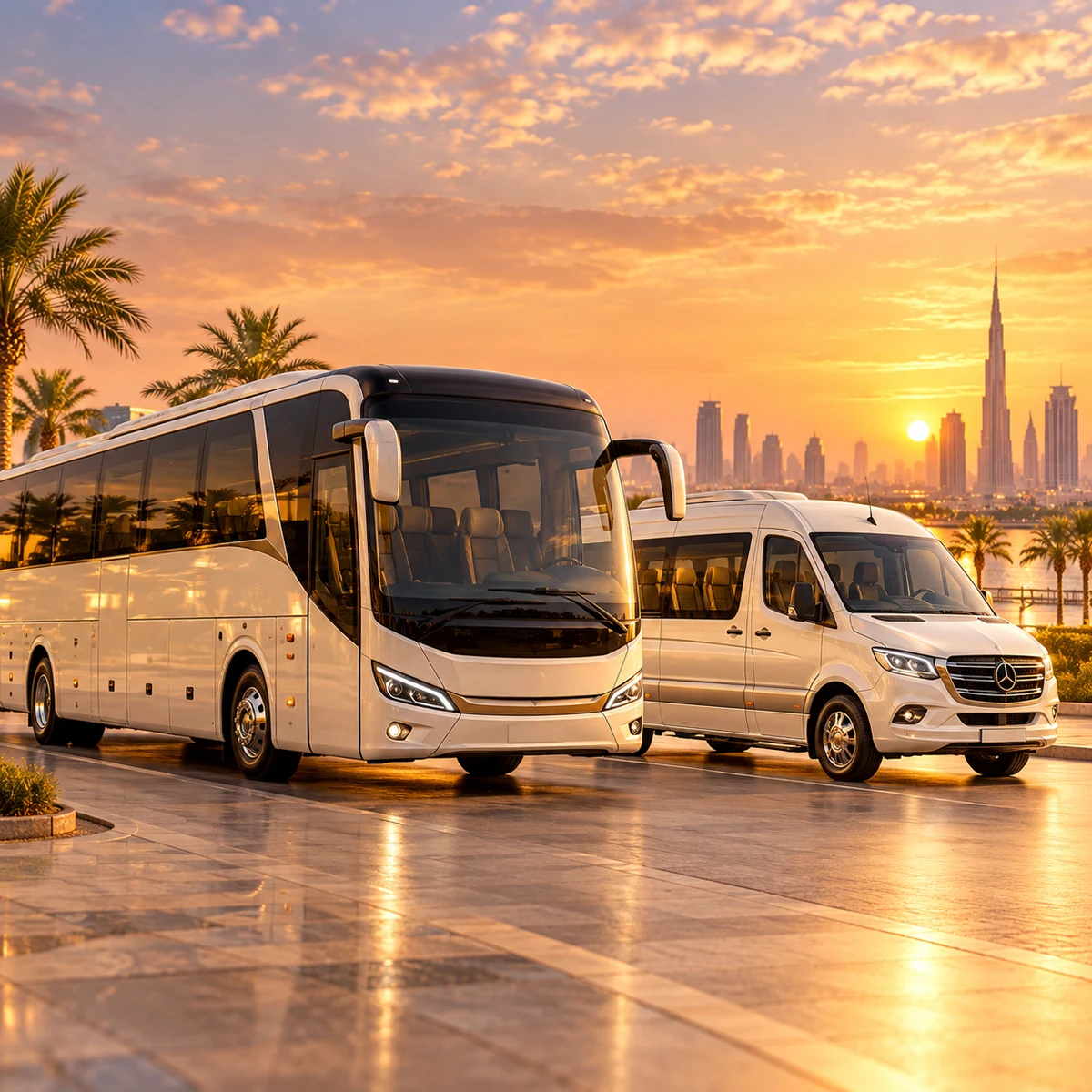 النقل البري والباصات
