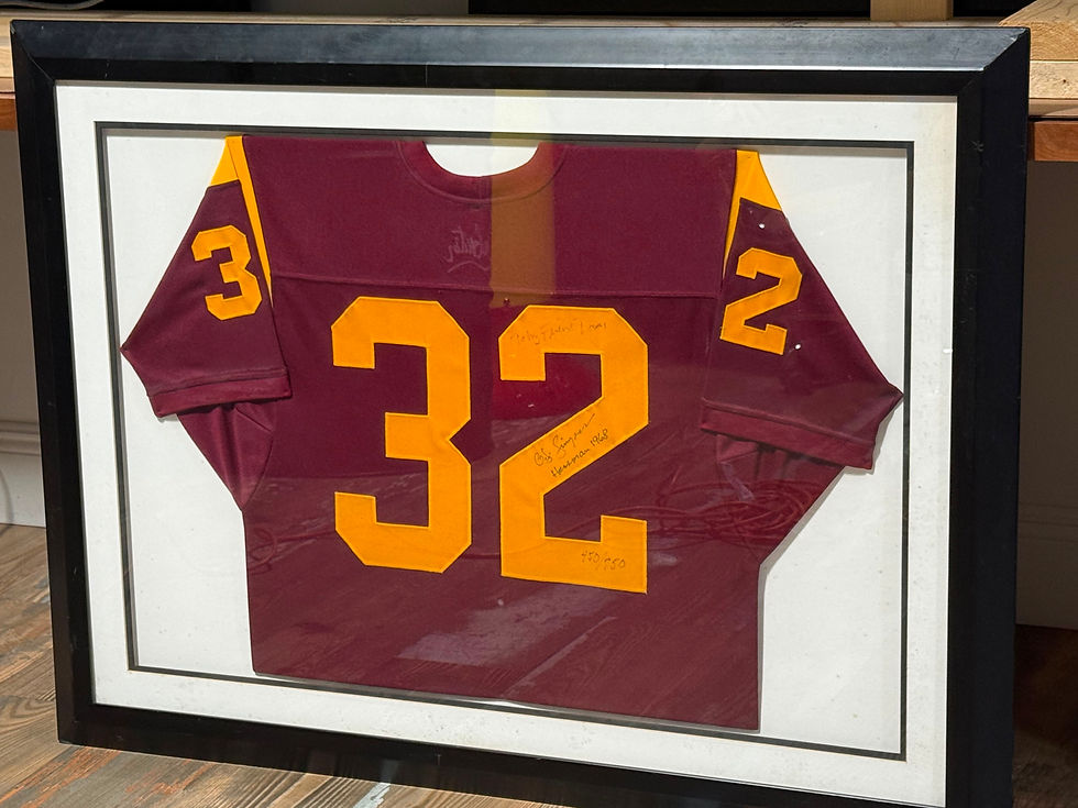 Thumbnail: O.J. Simpson Signed USC Trojans Jersey – Framed & JSA Certified