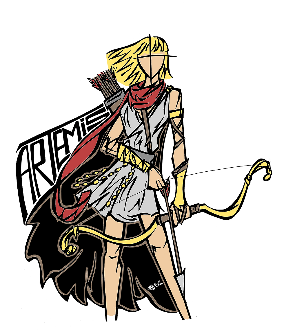 Artemis illustration mythologie grecque