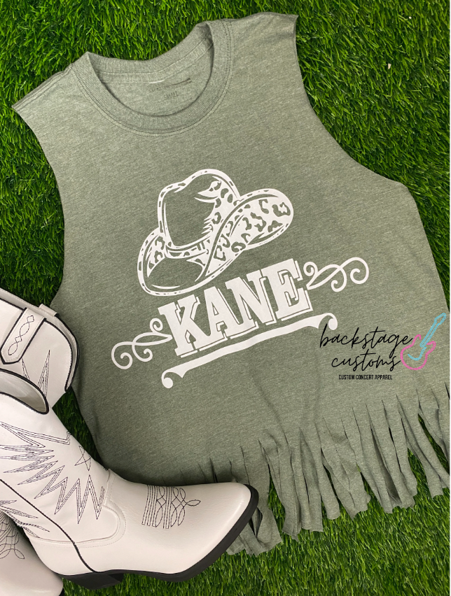 Kane Brown Western Fringe Muscle Tank