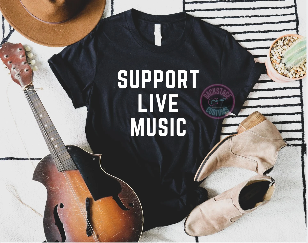 Support Live Music Tee