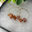 Thumbnail: Agate Loose Stone Hoop Earrings