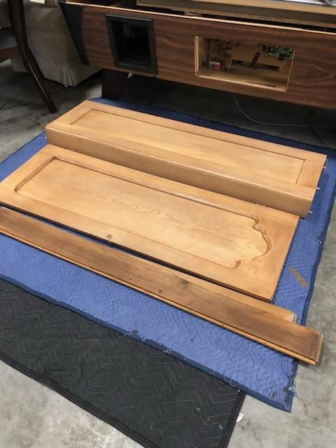 Thumbnail: Custom Antique Solid Wood Armoire – Handcrafted with Drawers