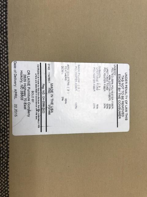 Thumbnail: Craftmaster Three-Cushion Sofa – Made in the USA